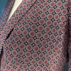 Blazer Femme The Limited - Taille XS - Orange à Rayures - 1 Bouton - Neuf Avec étiquettes